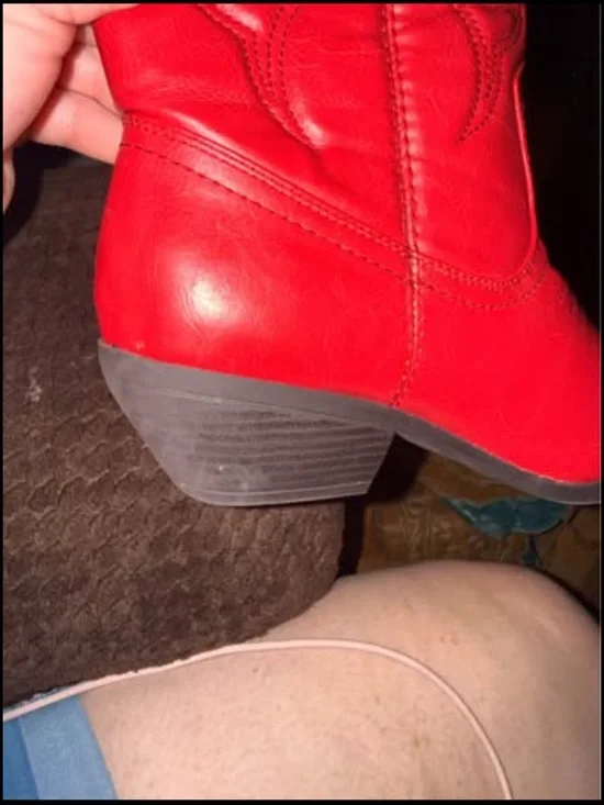 Soda Red Western Cowboy Heeled Boots - Picture 10 of 10